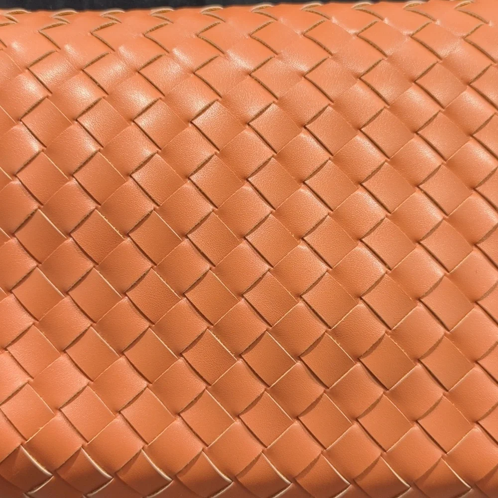 a new day Woven Hobo Shoulder Bag in Coral Orange - Picture 2 of 10